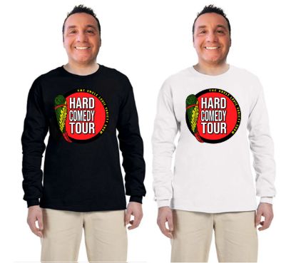 Hard comedy tour long sleeve shirt