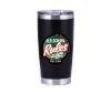 2024 tour old school rules black stainless steel tumbler